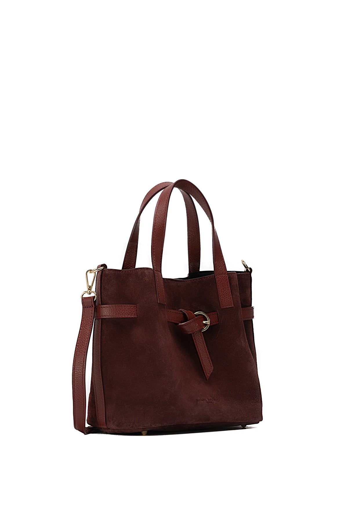 Borsa a mano Eiry scamosciata - Bordeaux