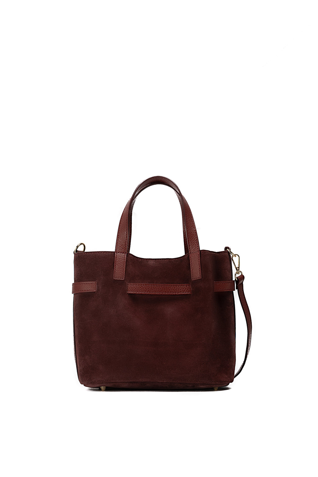 Borsa a mano Eiry scamosciata - Bordeaux