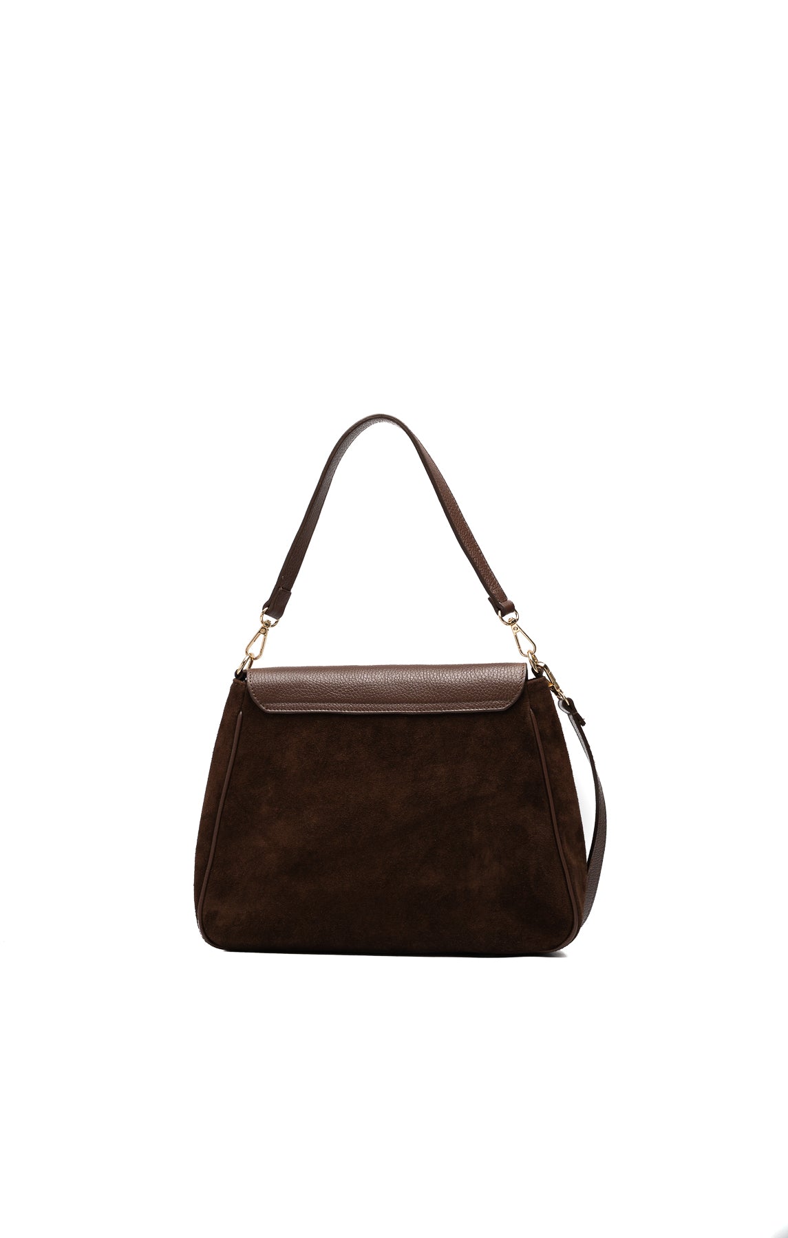 Sac Porté-Épaule Kona Suede - Marron