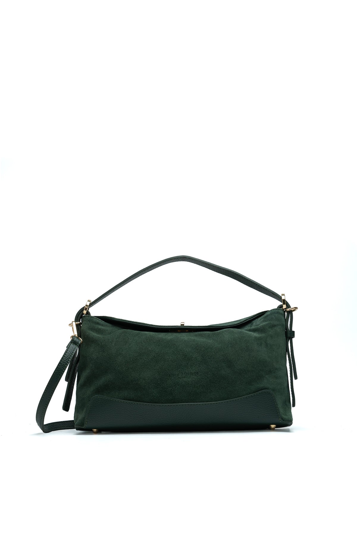 Sac À Main Mini Nej Suede - Vert Bouteille