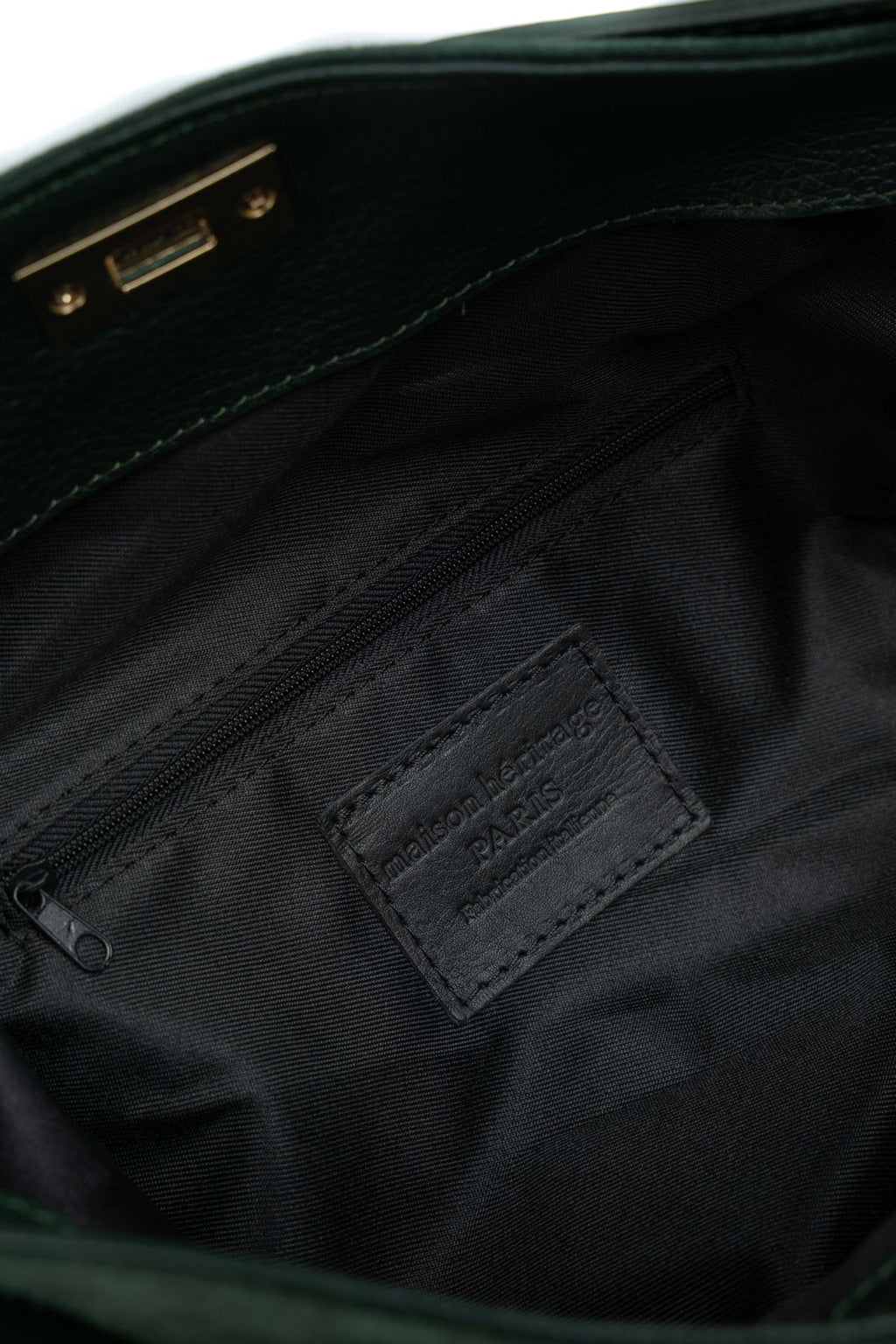 Sac À Main Mini Nej Suede - Vert Bouteille