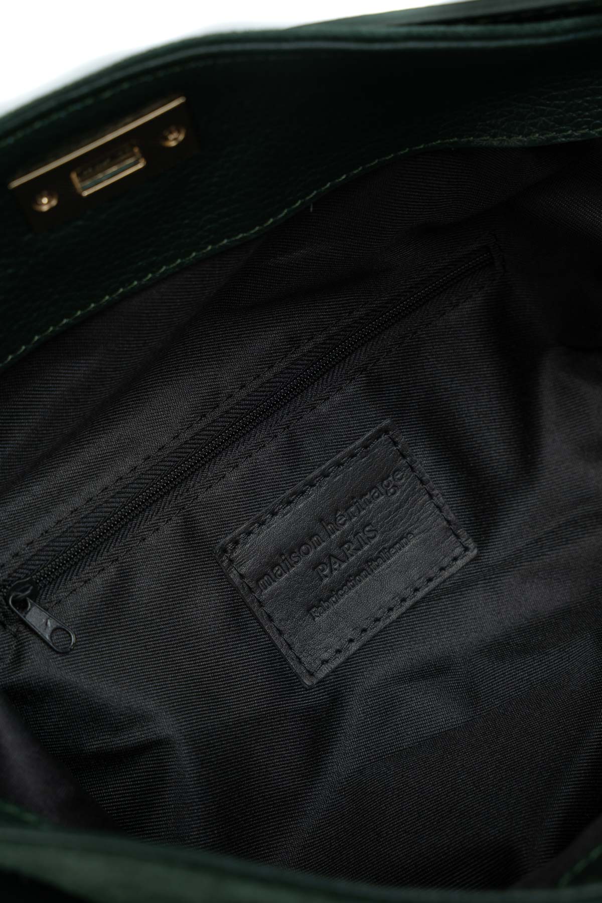 Sac À Main Mini Nej Suede - Vert Bouteille