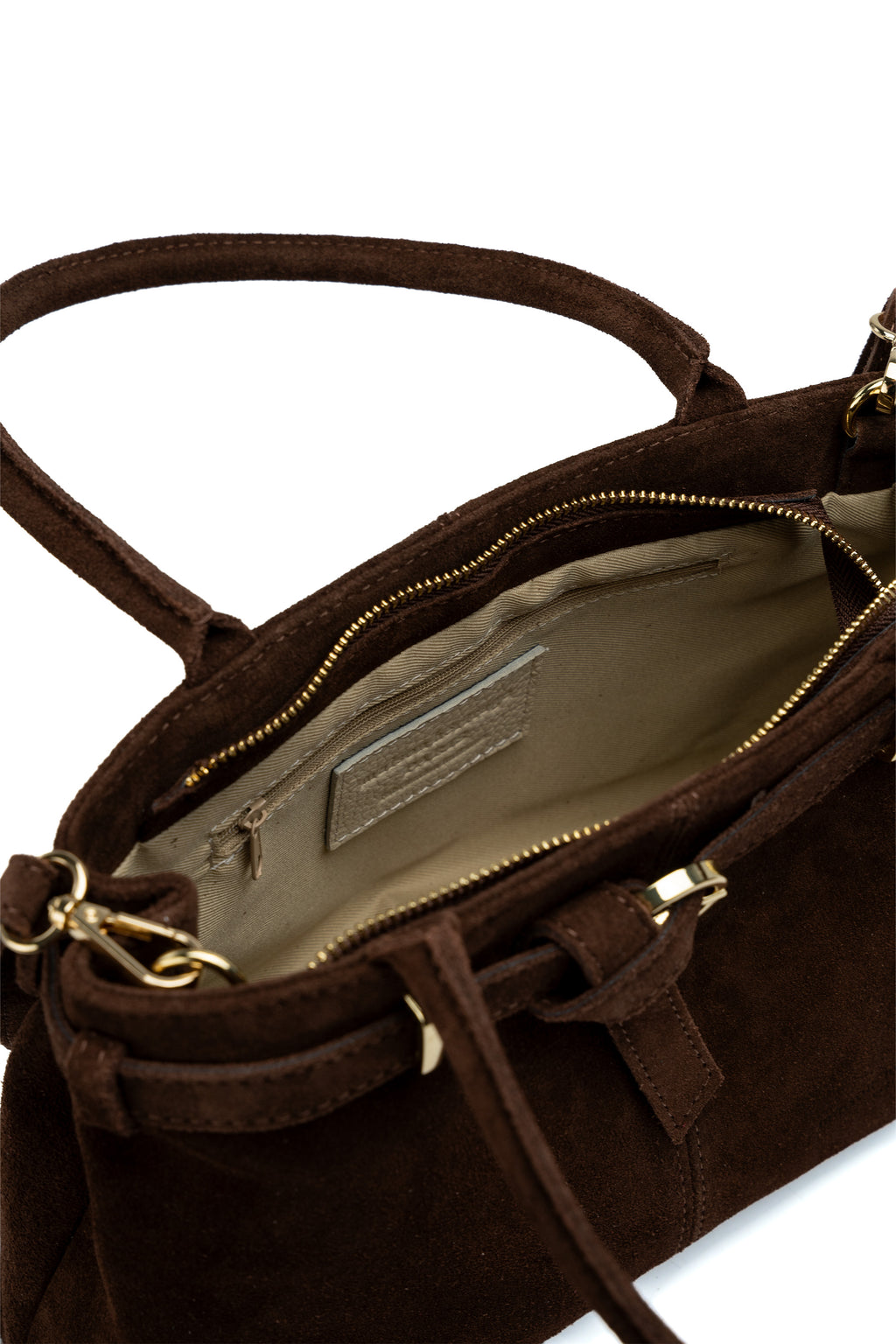 Sac À Main Norea Suede - Marron