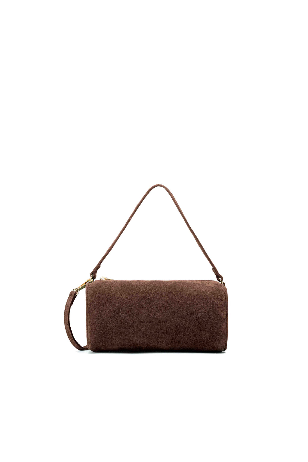 Bolso de mano Nuvola de ante - Marrón