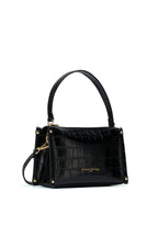 Sac À Main Ombra Croco - Noir