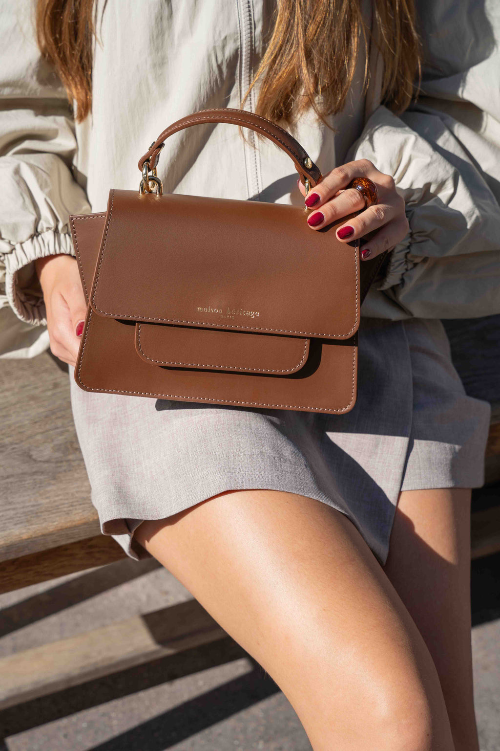 Solis Handbag - Brown