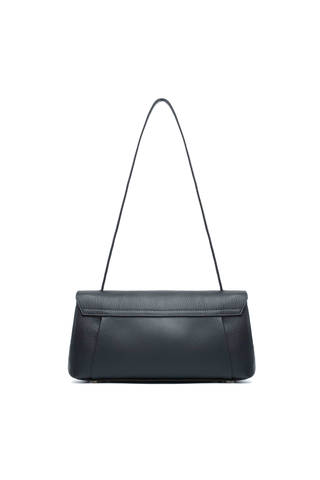 Solstis Grained Shoulder Bag - Black