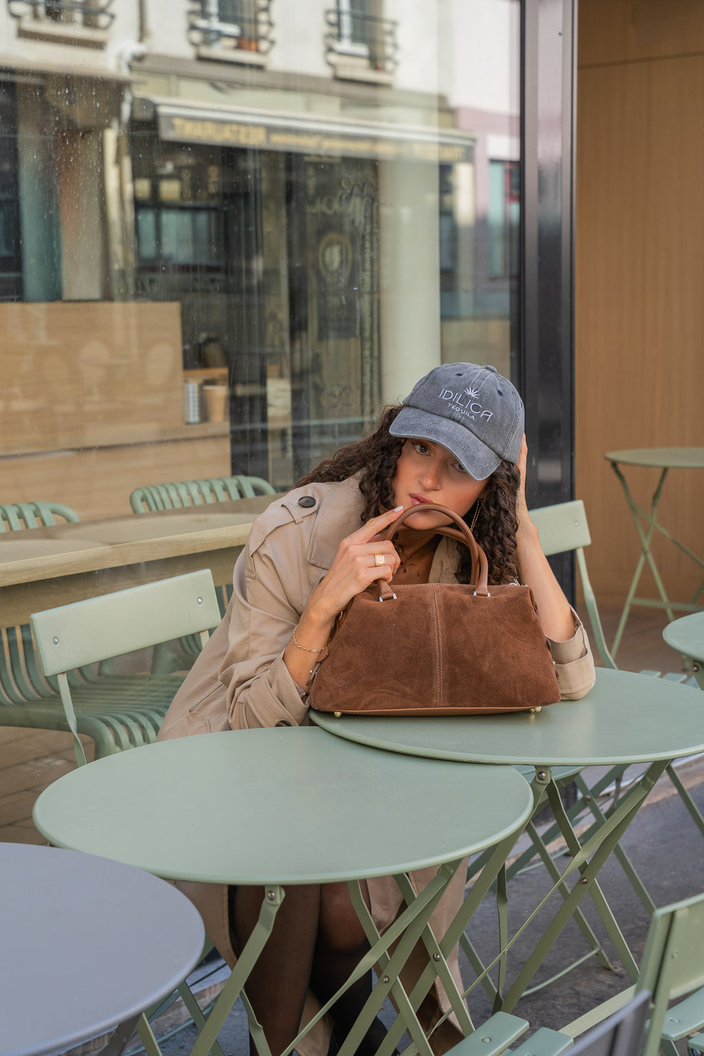 Sac À Main Stilla Suede - Camel