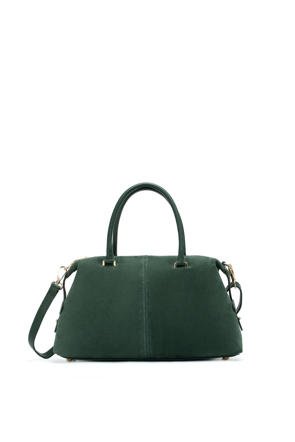 Bolso de mano Stilla de ante - Verde botella