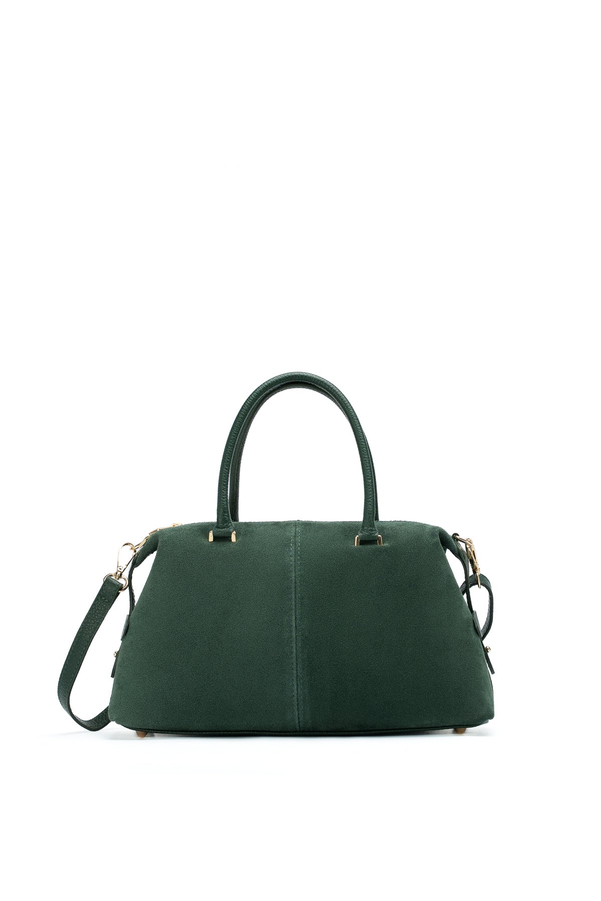 Bolso de mano Stilla de ante - Verde botella