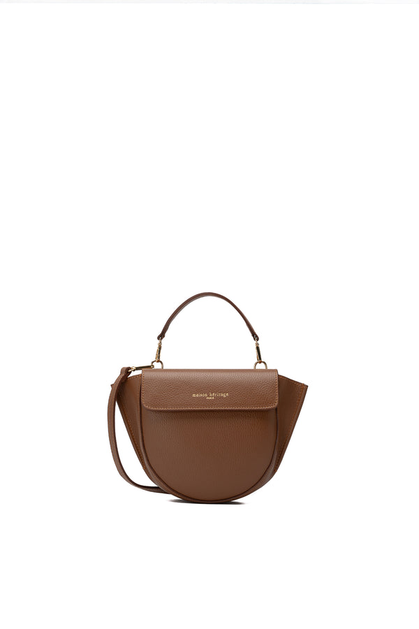 Bolso bandolera Vielti granulado - Camel