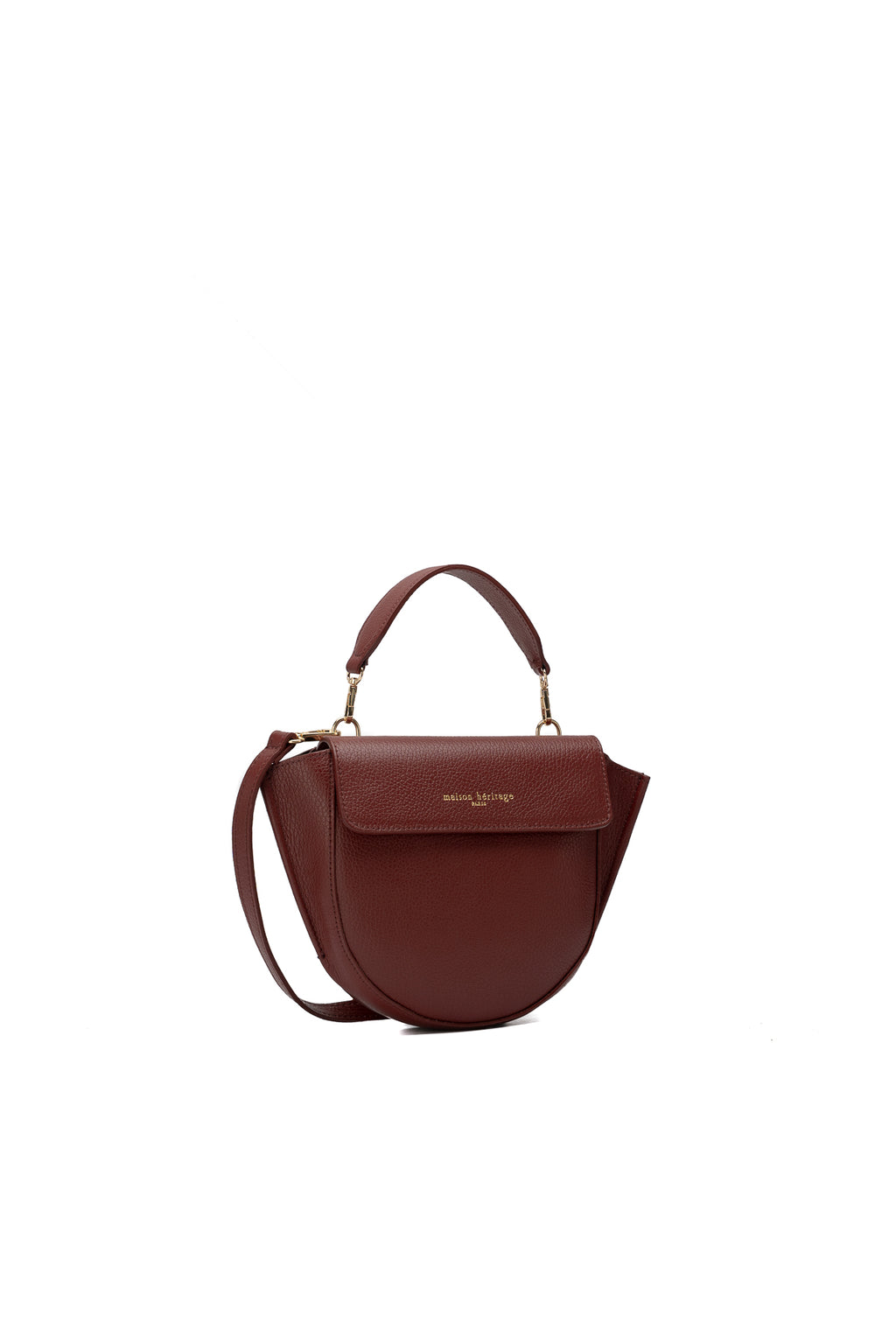 Borsa a tracolla Vielti martellata - Bordeaux