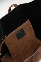 Sac Cabas Yule Suede - Camel