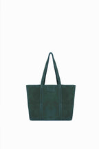 Sac Cabas Yule Suede - Vert Bouteille
