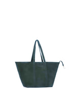Sac Cabas Yule Suede - Vert Bouteille