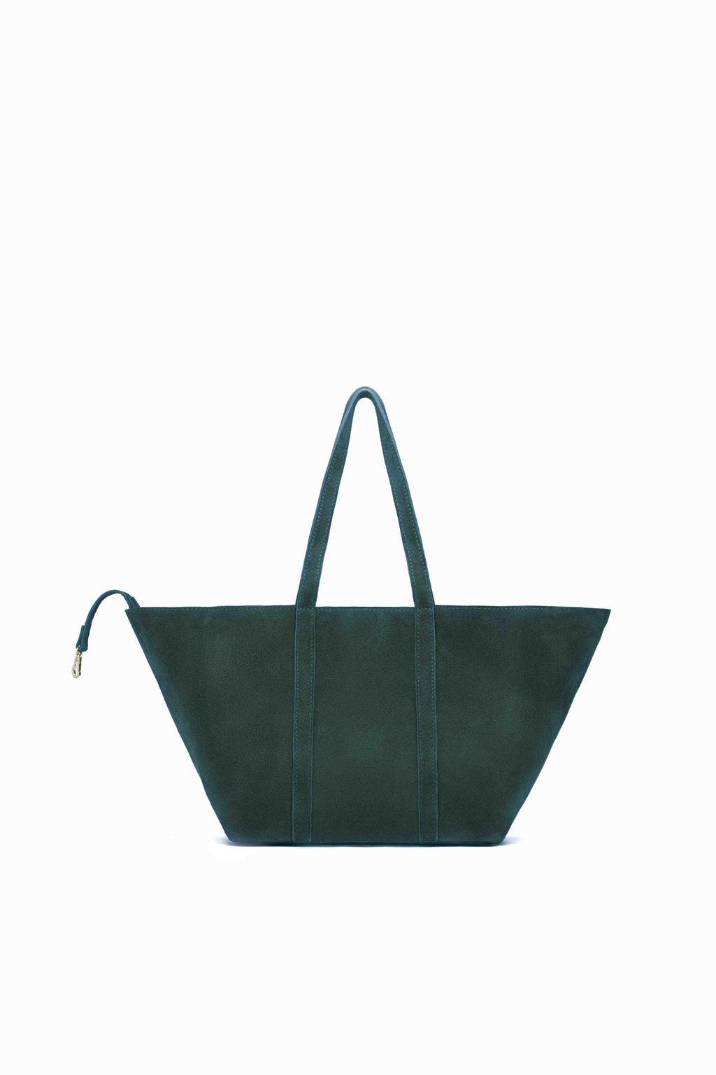 Sac Cabas Yule Suede - Vert Bouteille