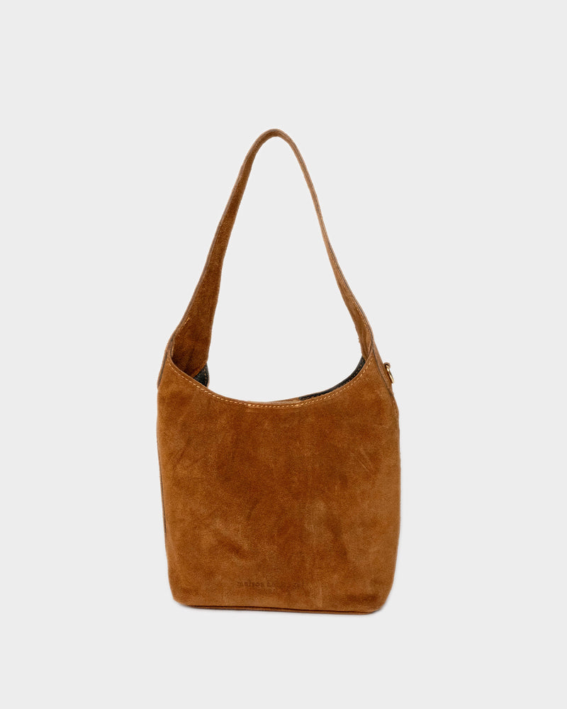 Sac Porte Epaule Clison Suede - Camel