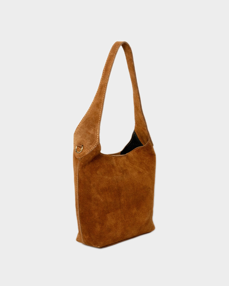 Sac Porte Epaule Clison Suede - Camel