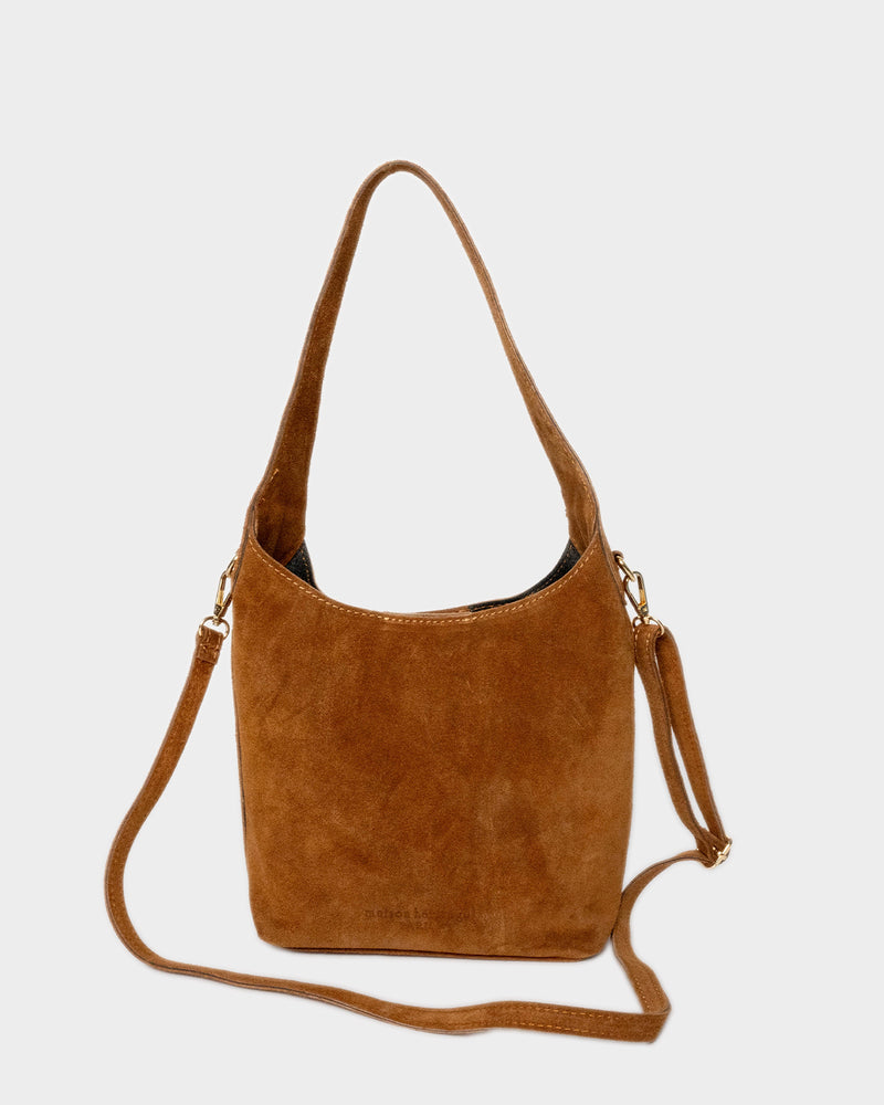 Sac Porte Epaule Clison Suede - Camel