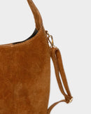 Sac Porte Epaule Clison Suede - Camel