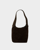 Sac Porte Epaule Clison Suede - Marron