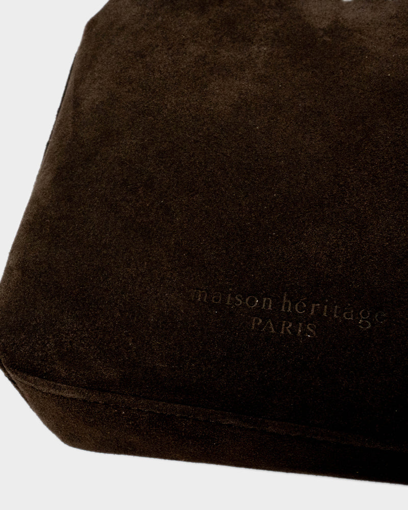 Sac Porte Epaule Clison Suede - Marron