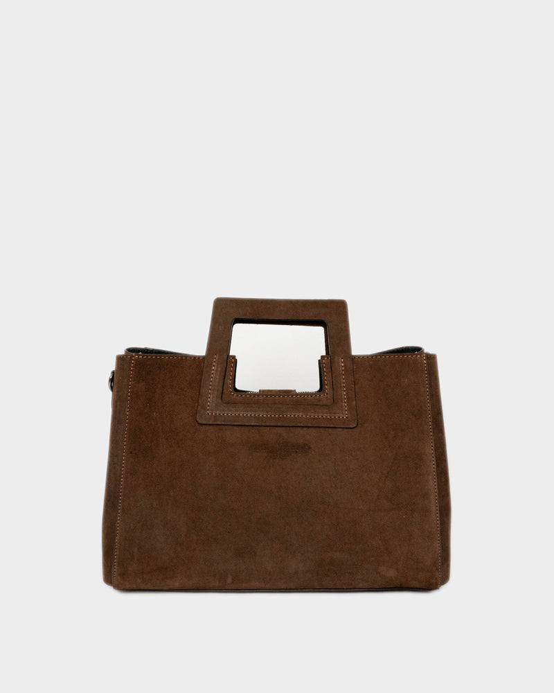 Sac À Main Jane Suede - Camel