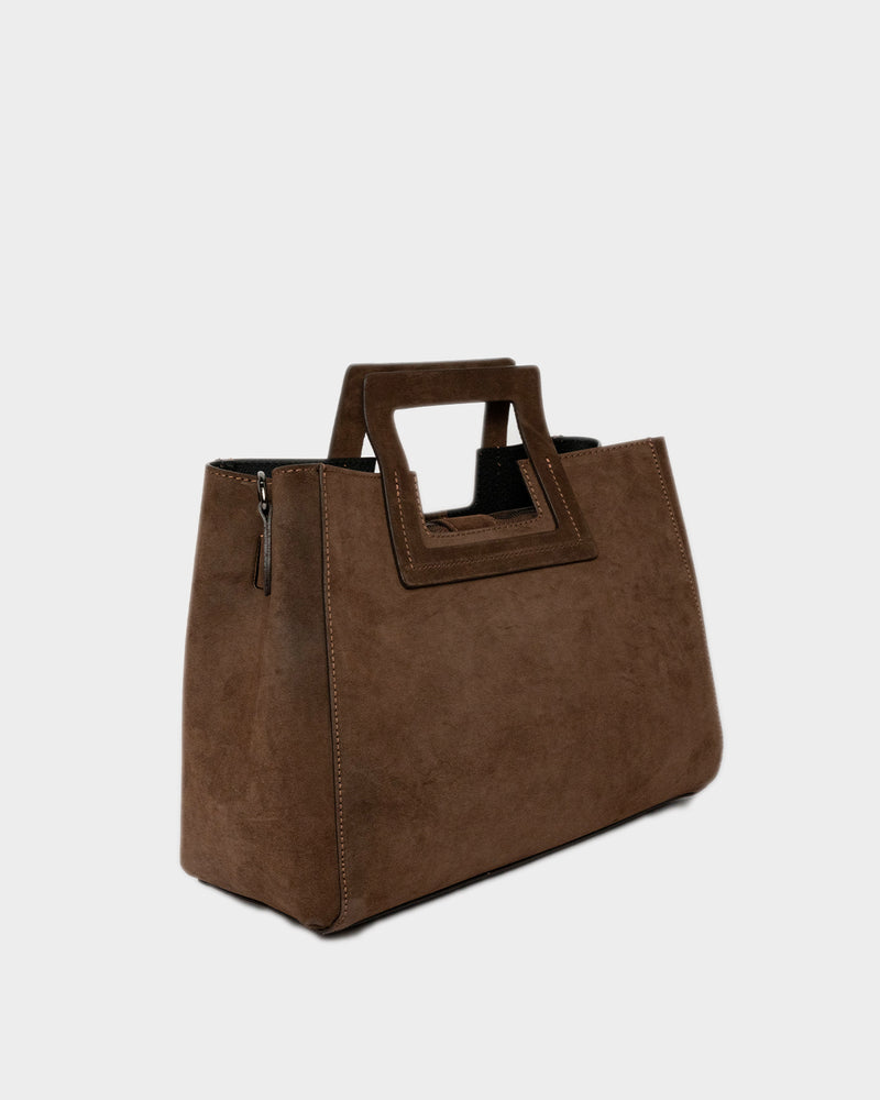 Sac À Main Jane Suede - Camel