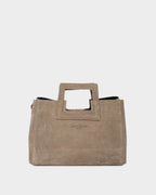 Sac À Main Jane Suede - Taupe