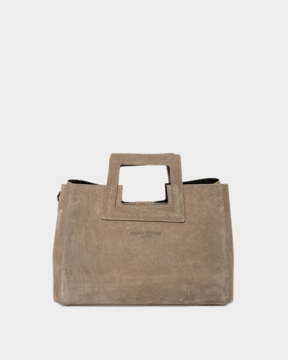 Sac À Main Jane Suede - Taupe