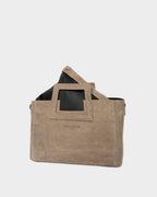 Sac À Main Jane Suede - Taupe