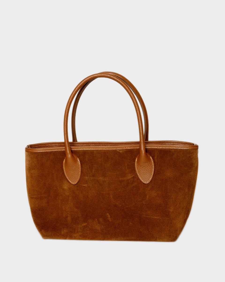 Sac À Main Loche Suede - Camel