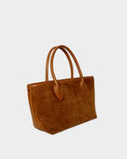 Sac À Main Loche Suede - Camel