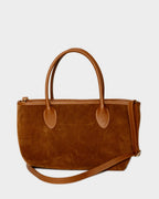 Sac À Main Loche Suede - Camel