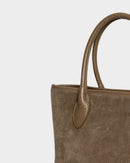 Sac À Main Loche Suede - Taupe