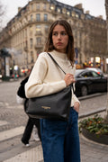 Sac Porté-Épaule Thoi - Noir