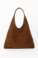 Sac Porte Epaule Maldives Suede - Marron