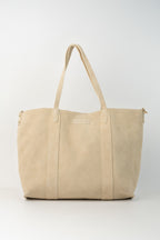 Sac Cabas Naya Suede - Ivoire