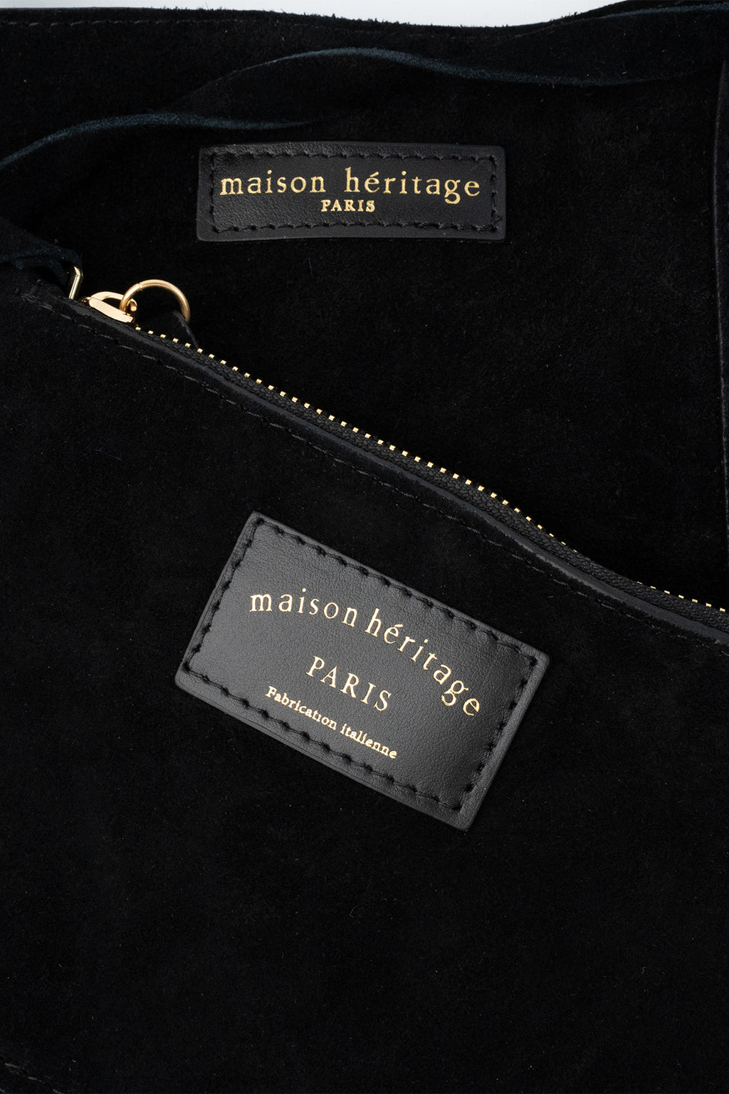Sac Cabas Naya Suede - Noir