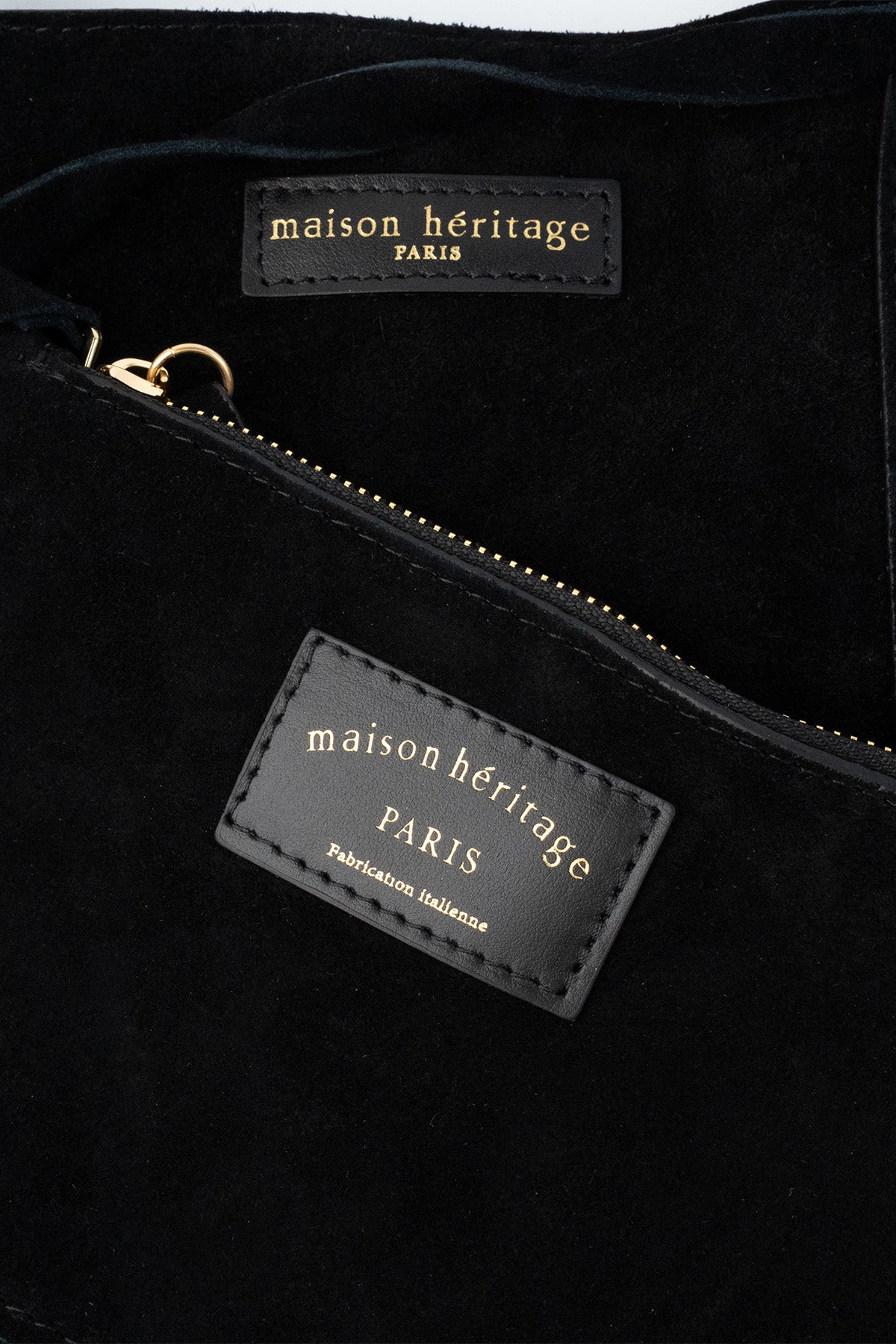 Sac Cabas Naya Suede - Noir