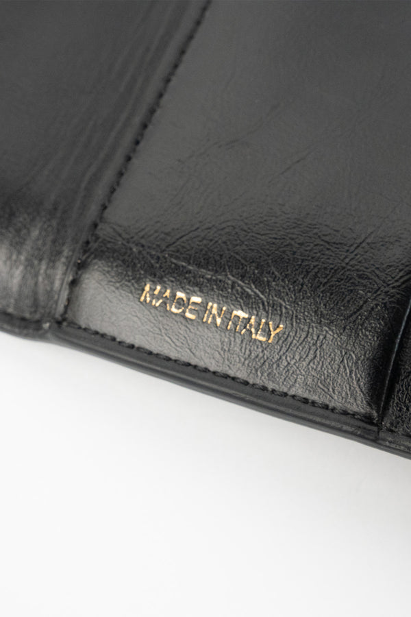 Cartera Noor Croco - Negro