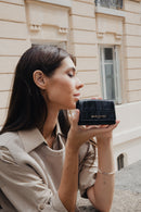 Cartera Noor Croco - Negro