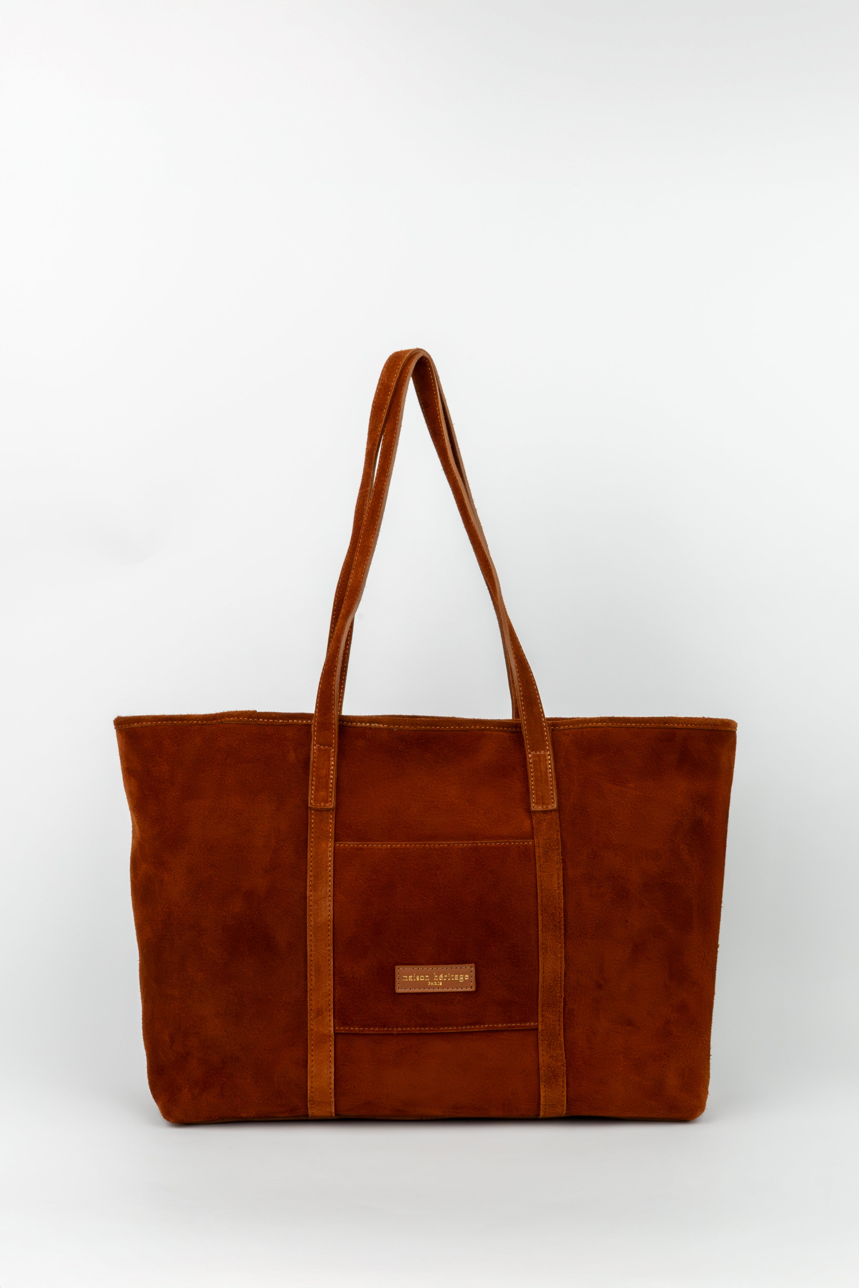 Sac Cabas Rise Suede - Cognac