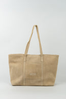 Bolso tote Rise de ante - Gris topo