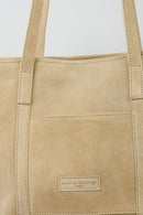 Bolso tote Rise de ante - Gris topo