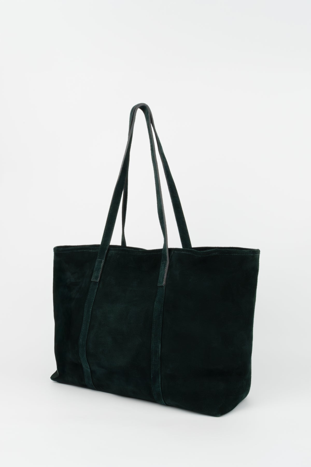 Borsa shopper Rise Suede - Verde cedro
