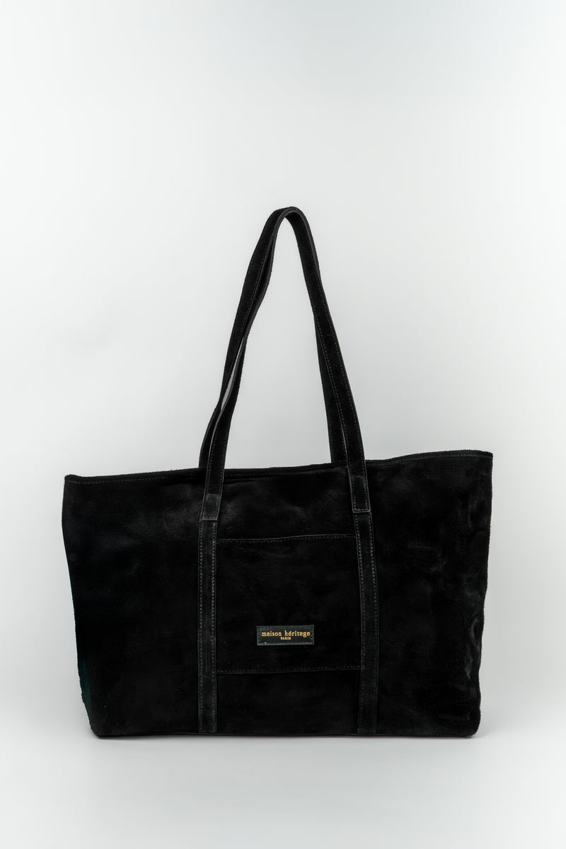Bolso tote Rise de ante - Negro