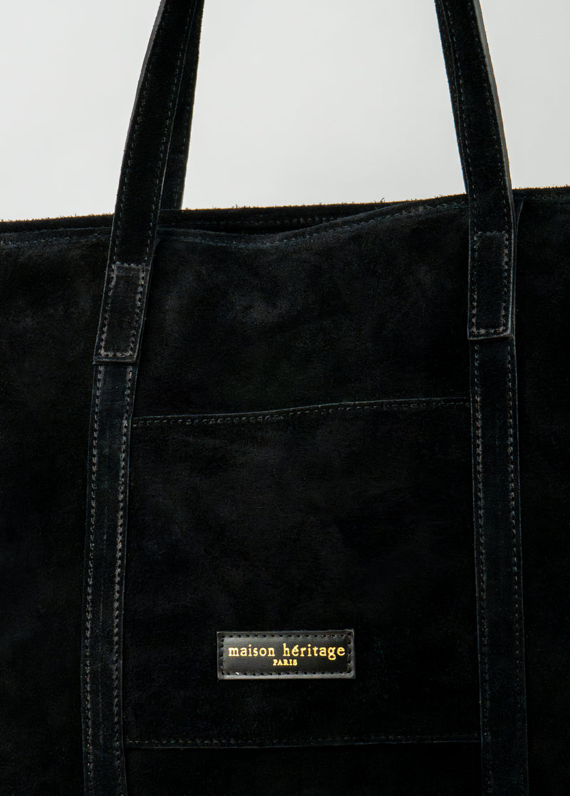 Bolso tote Rise de ante - Negro