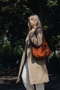 Sac Porté-Épaule Vif Suede - Cognac