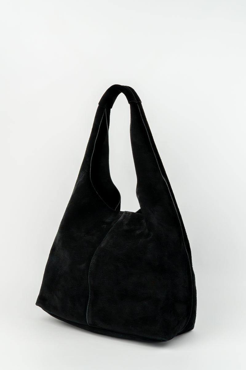 Sac Porté-Épaule Vif Suede - Noir